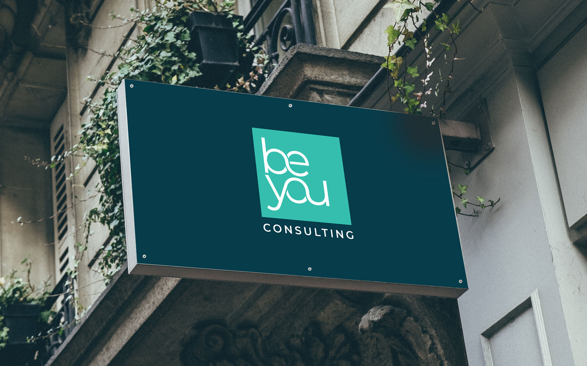 Be You Consulting logo, branding & marketing items designed by Amy at Yellow Sunday