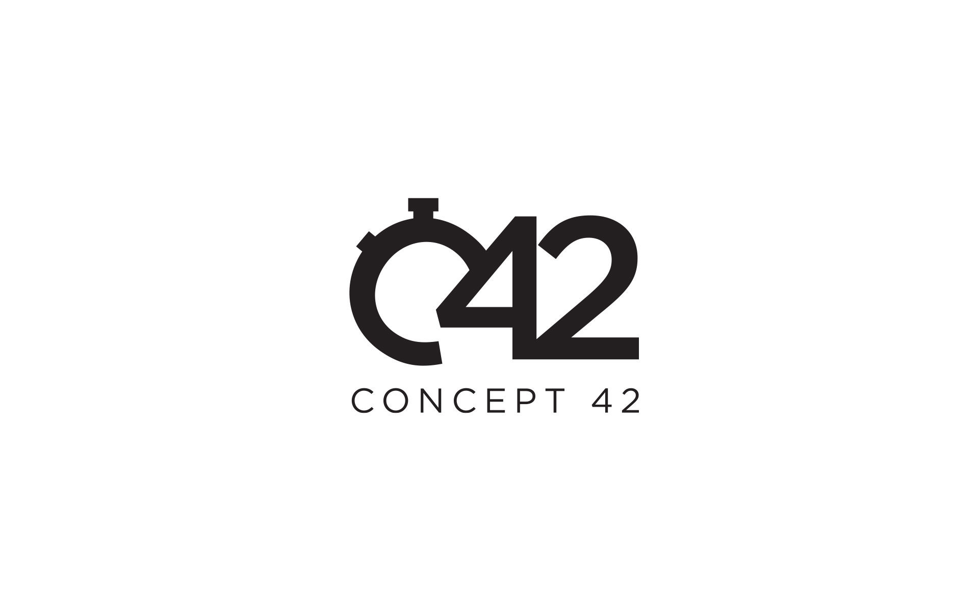 Concept 42 logo, branding & marketing designed by Amy at Yellow Sunday