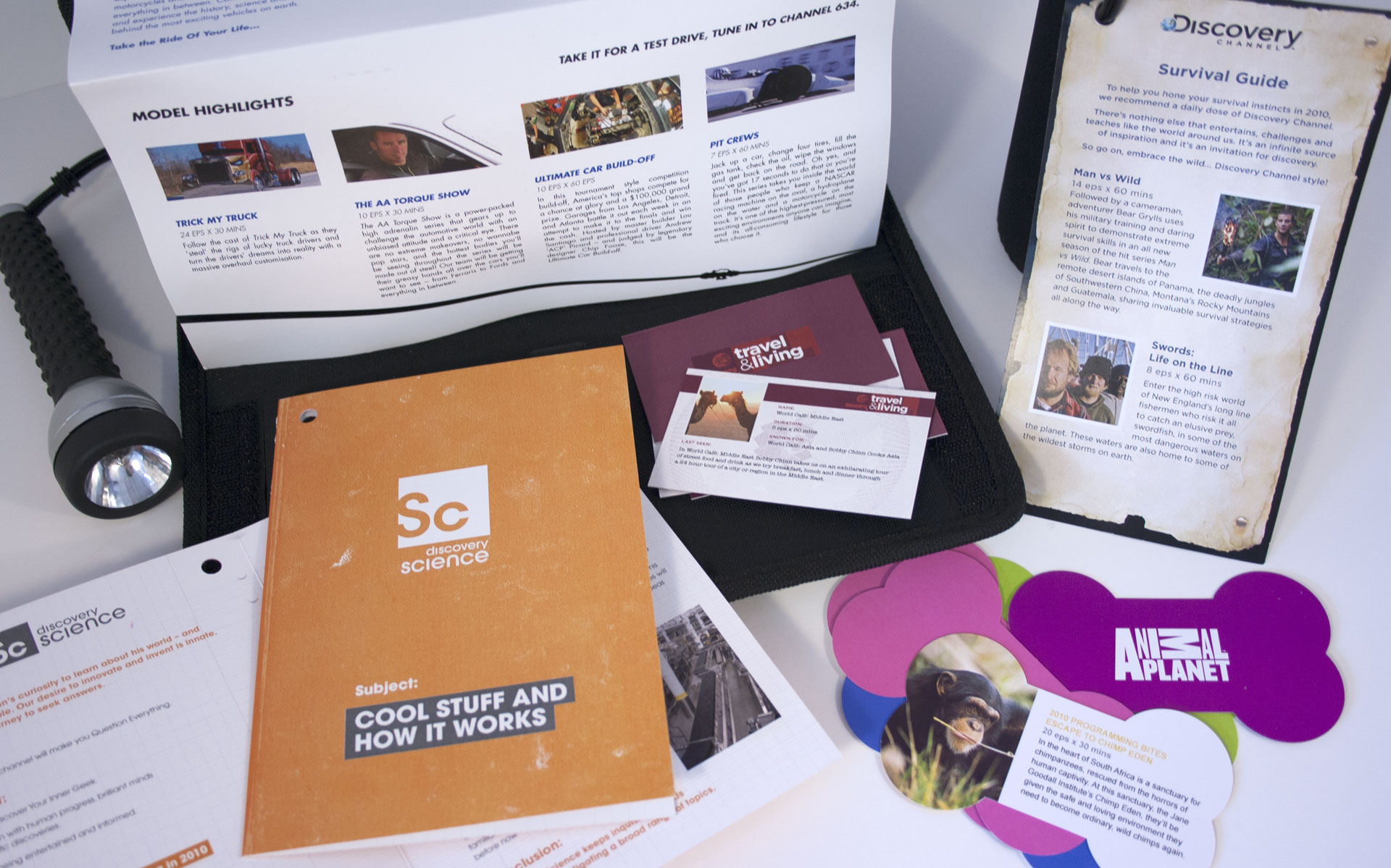 Discovery Networks marketing materials & event work designed by Amy Howard